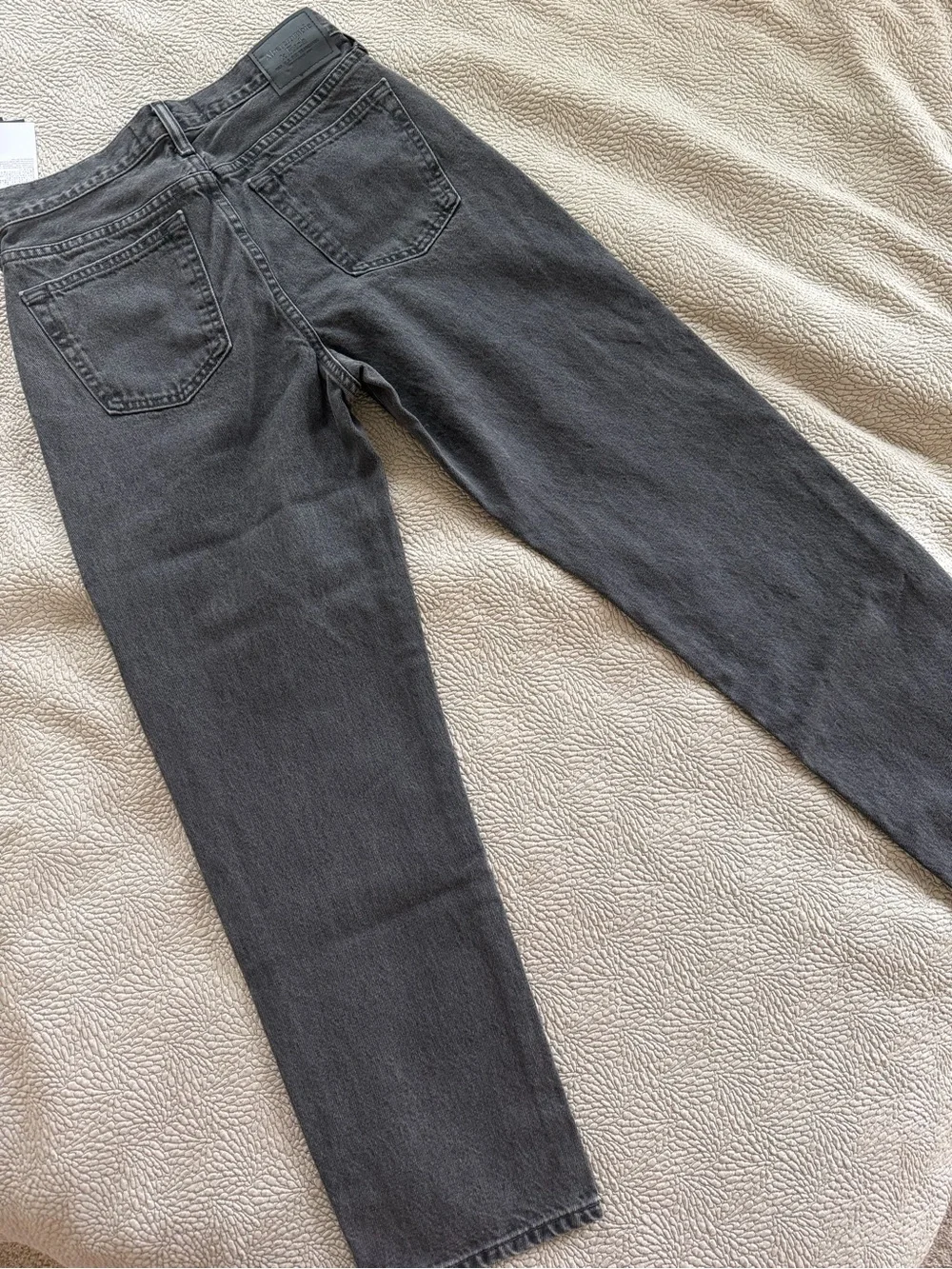 Abercrombie & Fitch Men's Dark Gray Straight Jeans